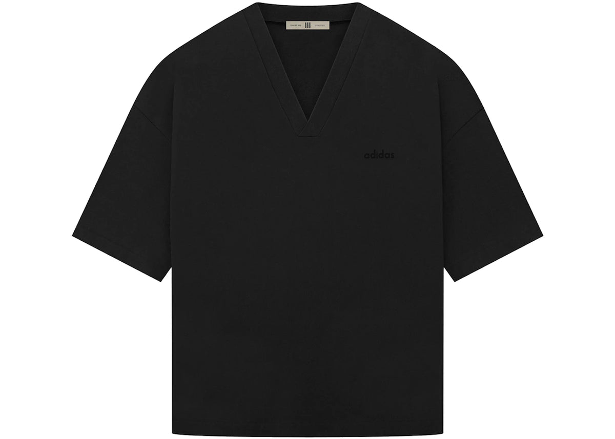 Fear of God Athletics Heavy Jersey V-Neck Tee Black/Black - vue secondaire A