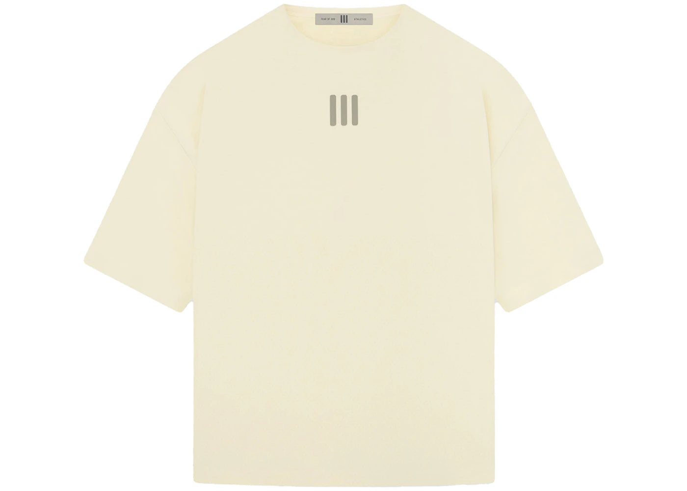Fear of God Performance-T-Shirt für Sportler, hellgelb - vue 360