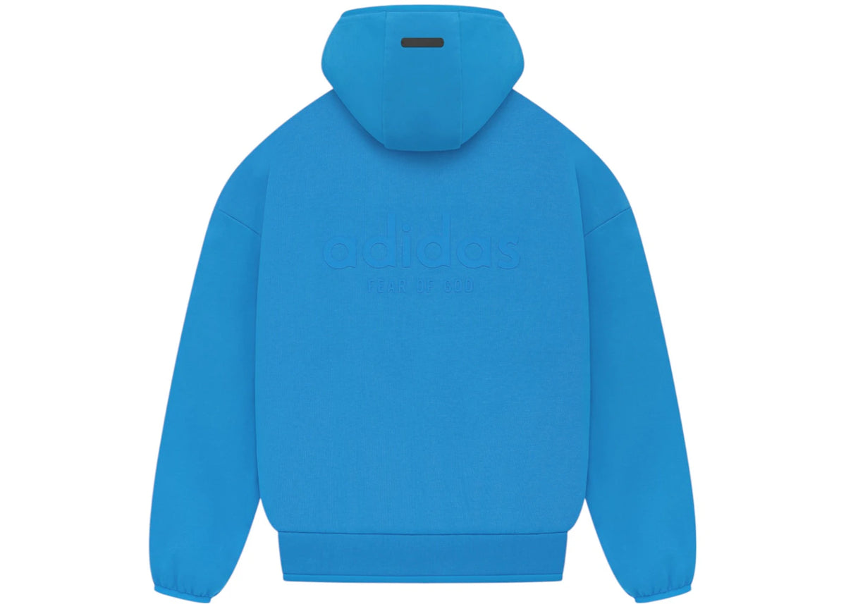 Fear of God Athletics Heavy Fleece Hoodie Blue Rush - vue secondaire B