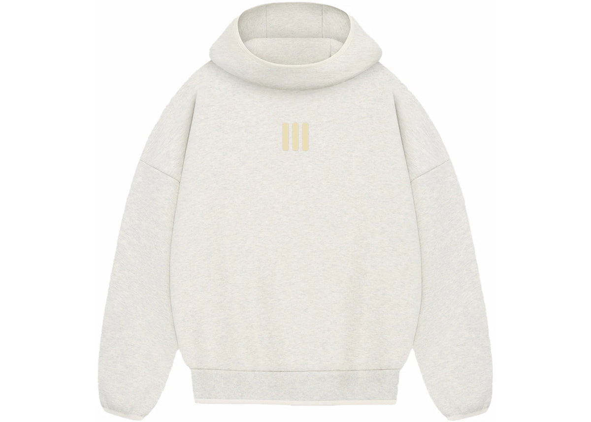 Fear of God Athletics Heavy Fleece Hoodie Oatmeal Heather - vue 360