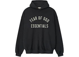 Fear of God Essentials 90's Fit Hoodie Vintage Black - vue 360