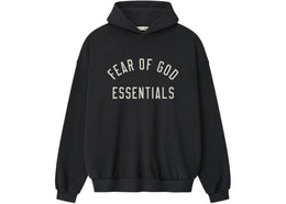 Fear of God Essentials 90's Fit Hoodie Vintage Black - apparel view 2