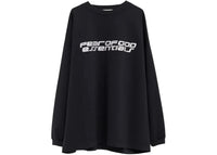Fear of God Essentials 90's Long Sleeve Tee Vintage Black/White