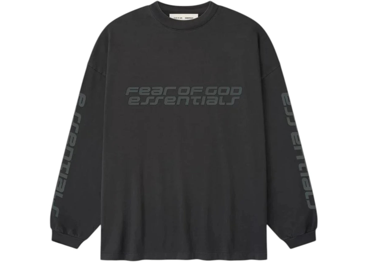 Fear of God Essentials 90's Long Sleeve Tee Vintage Black/White - vue secondaire A