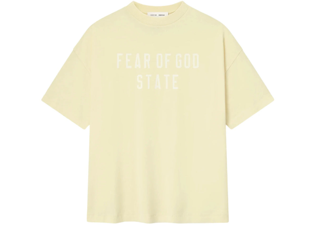 Fear of God Essentials 90's Tee Garden Yellow - vue 360