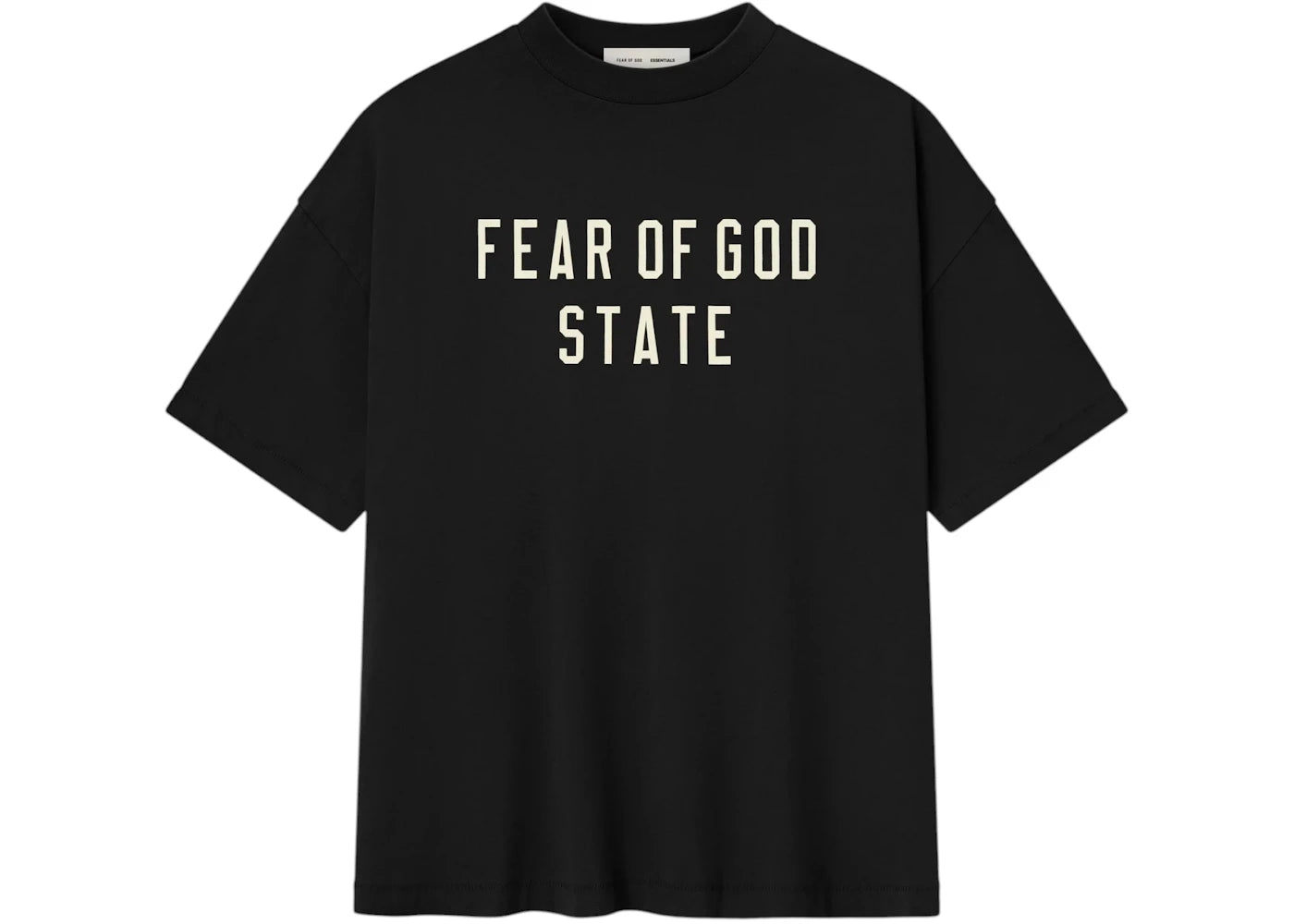 Fear of God Essentials 90's Tee Jet Black - vue 360