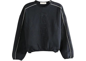 Fear of God Essentials Active Trace Modern Crewneck Sweatshirt Vintage Black - vue 360