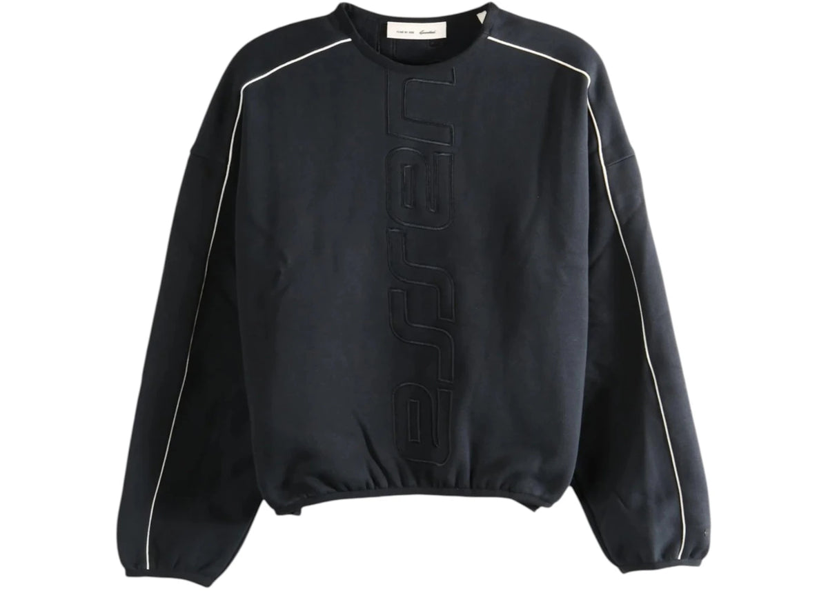 Fear of God Essentials Active Trace Modern Crewneck Sweatshirt Vintage Black - vue secondaire A
