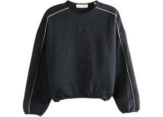 Fear of God Essentials Active Trace Modern Crewneck Sweatshirt Vintage Black - apparel view 2