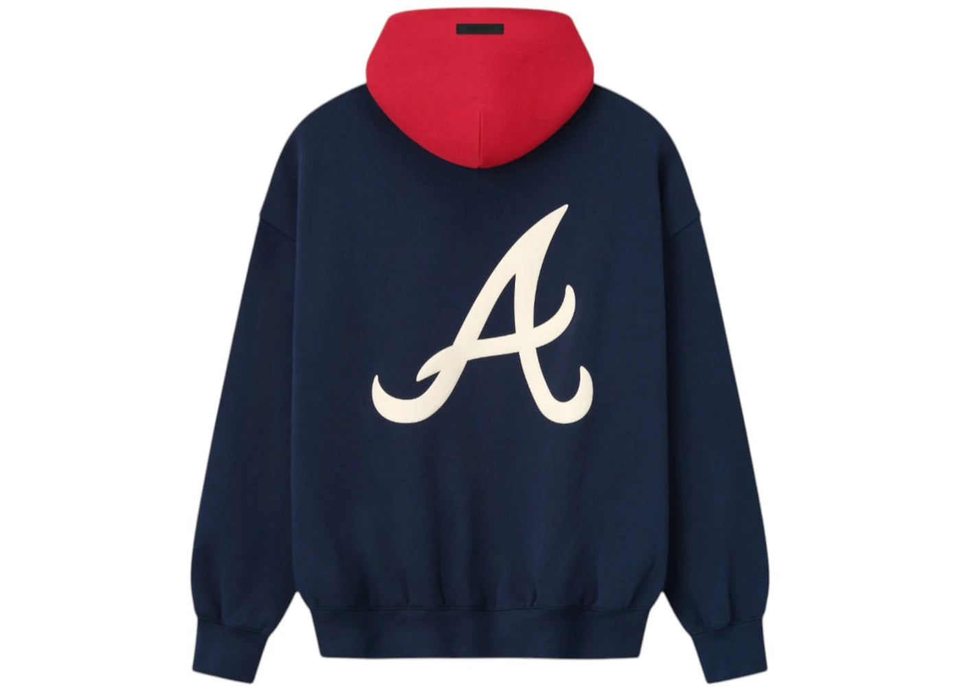 Fear of God Essentials Atlanta Braves Hoodie Navy/Red - vue secondaire B