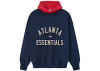 Fear of God Essentials Atlanta Braves Hoodie Navy/Red