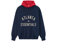 Fear of God Essentials Atlanta Braves Hoodie Navy/Red