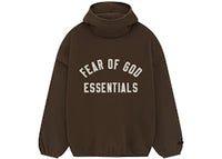 Fear of God Essentials Brushed Hoodie Brown
