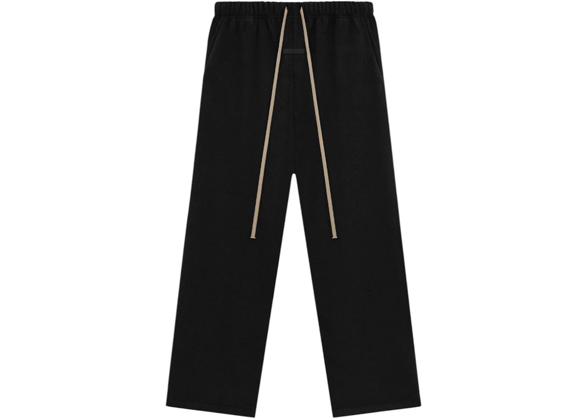 Fear of God Essentials Brushed Relaxed Pant Schwarz - vue 360