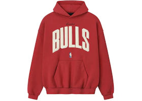 Fear of God Essentials Bulls 90's Hoodie Red