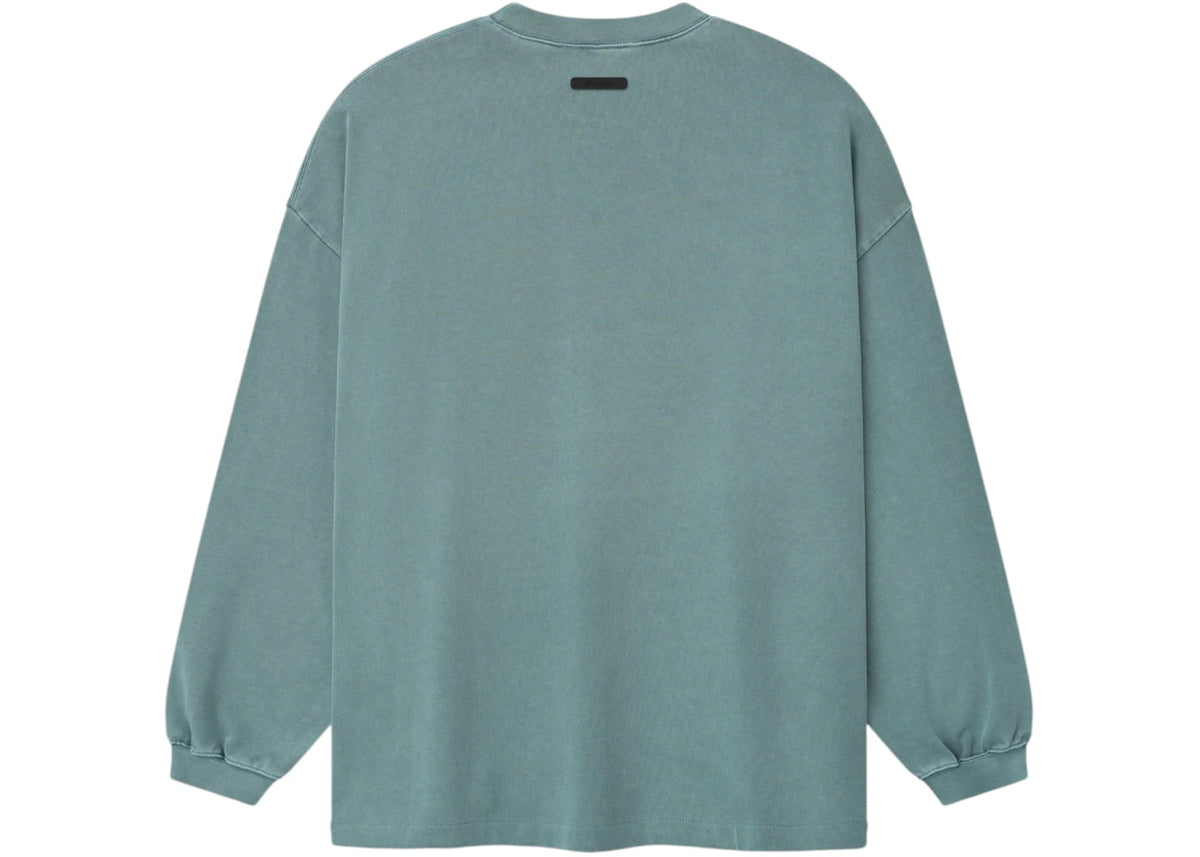Fear of God Essentials Campus 90's Long Sleeve Tee Faded Coastal - vue secondaire B