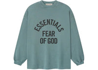 Fear of God Essentials Campus 90's Long Sleeve Tee Faded Coastal