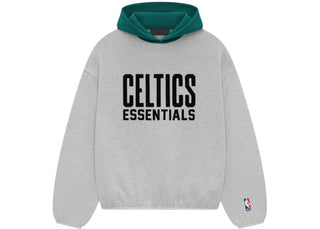 Fear of God Essentials Celtics Hoodie Light Heather - apparel view 2