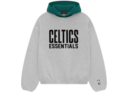 Fear of God Essentials Celtics Hoodie Light Heather - apparel view 2