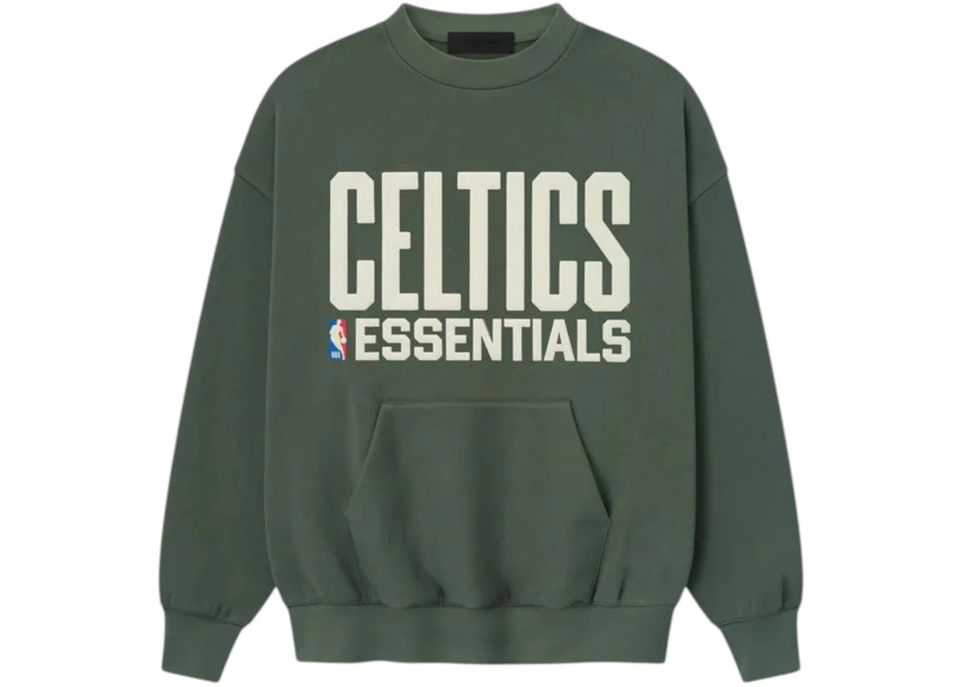 Fear of God Essentials Celtics Sport Crewneck Balsam Green - vue secondaire A