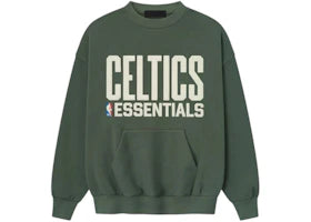 Fear of God Essentials Celtics Sport Crewneck Balsam Green - vue 360