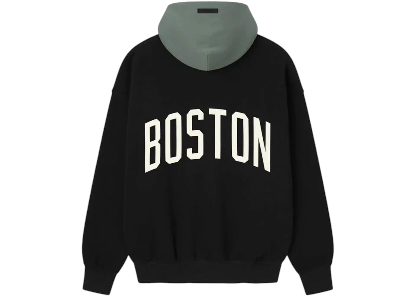 Fear of God Essentials Celtics Sport Hoodie Black/Balsam Green - vue secondaire A