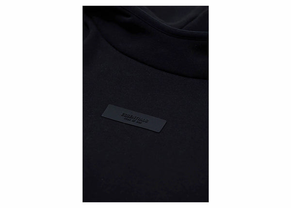 Fear of God Essentials Chest Logo Hoodie Jet Black/Jet Black