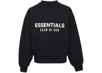 Fear of God Essentials Classic Crewneck Sweatshirt Black