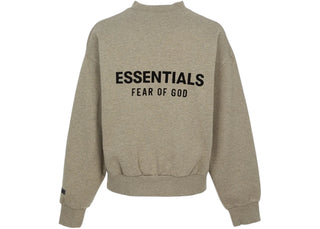 Fear of God Essentials Classic Crewneck Sweatshirt Homestead Heather - apparel view 2