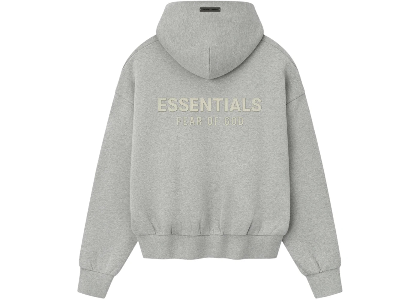 Fear of God Essentials Classic Fleece Hoodie Concrete Heather - vue secondaire B