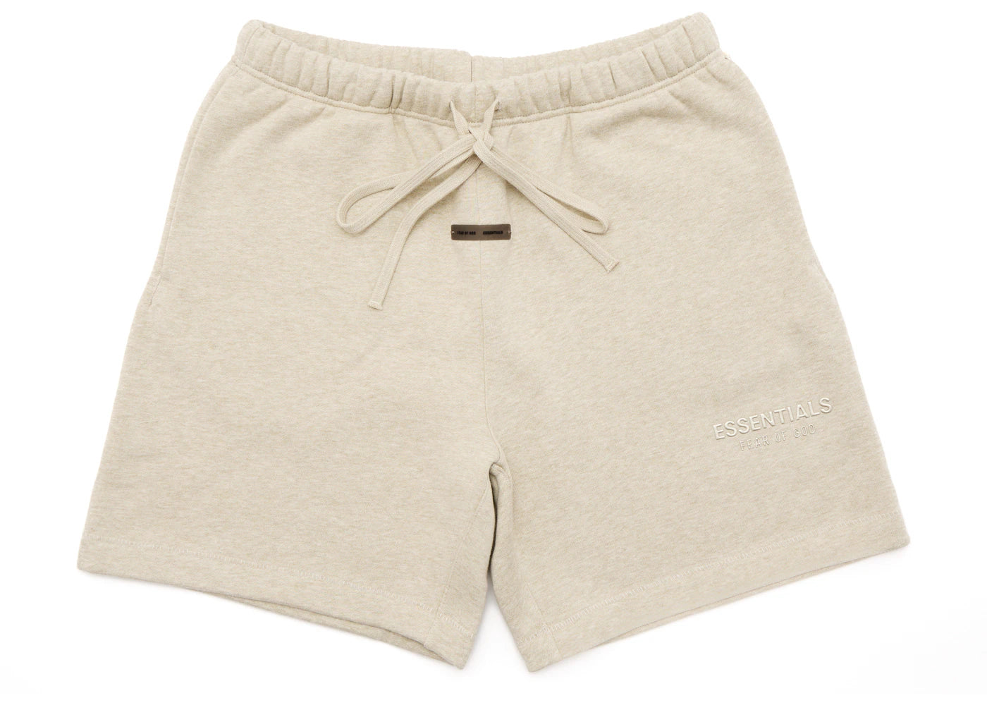 Fear of God Essentials Classic Fleece Sweatshort (FW25) Heather Stone - vue secondaire A