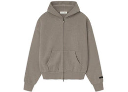 Fear of God Essentials Classic Fleece Zip-Up Hoodie Homestead Heather - authentic Fear of God apparel