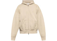 Fear of God Essentials Classic Fleece Zip Up Hoodie Timber