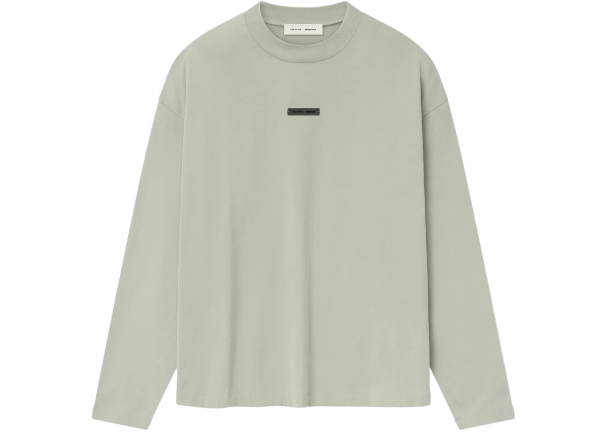 Fear of God Essentials Classic Long Sleeve Tee Abbey Stone - vue 360