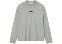 Fear of God Essentials Classic Long Sleeve Tee Concrete Heather