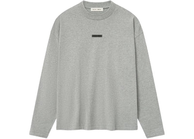 Fear of God Essentials Classic Long Sleeve Tee Concrete Heather