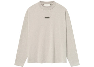 Fear of God Essentials Classic Long Sleeve Tee Heather Stone - product view 2