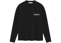Fear of God Essentials Classic Long Sleeve Tee Jet Black - product view 2