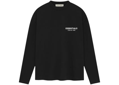 Fear of God Essentials Classic Long Sleeve Tee Jet Black - product view 2
