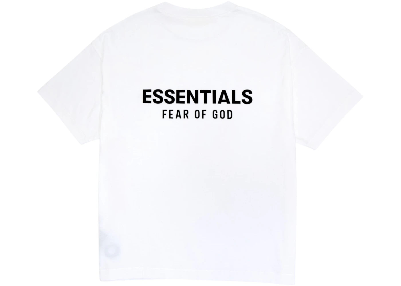 Fear of God Essentials Klassisches Kurzarm-T-Shirt, strahlend weiß