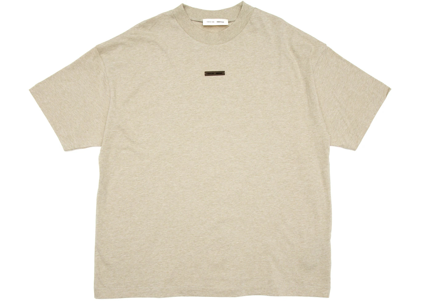Fear of God Essentials Classic Short Sleeve Tee Heather Stone - vue secondaire A