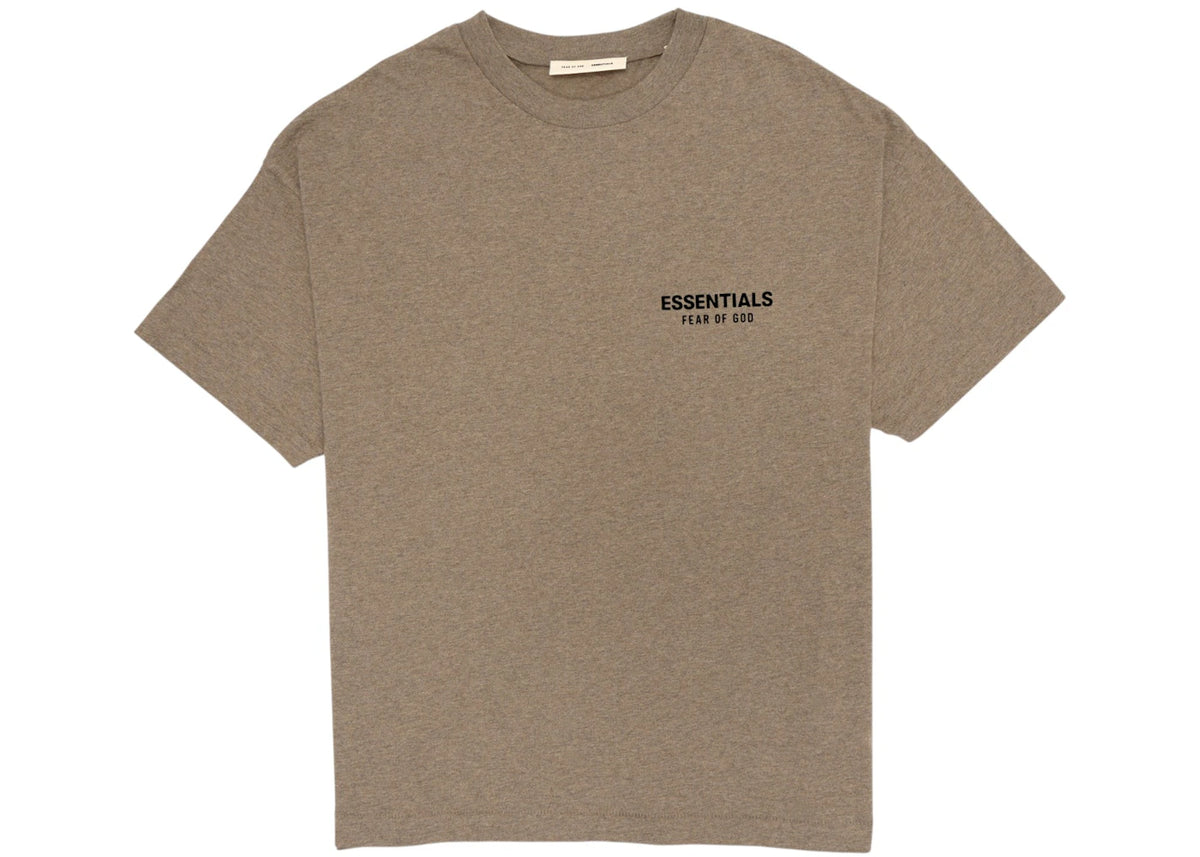 Fear of God Essentials Classic Short Sleeve Tee Homestead Heather - vue 360