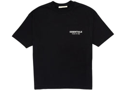 Fear of God Essentials Classic Short Sleeve Tee Jet Black - authentic Fear of God product