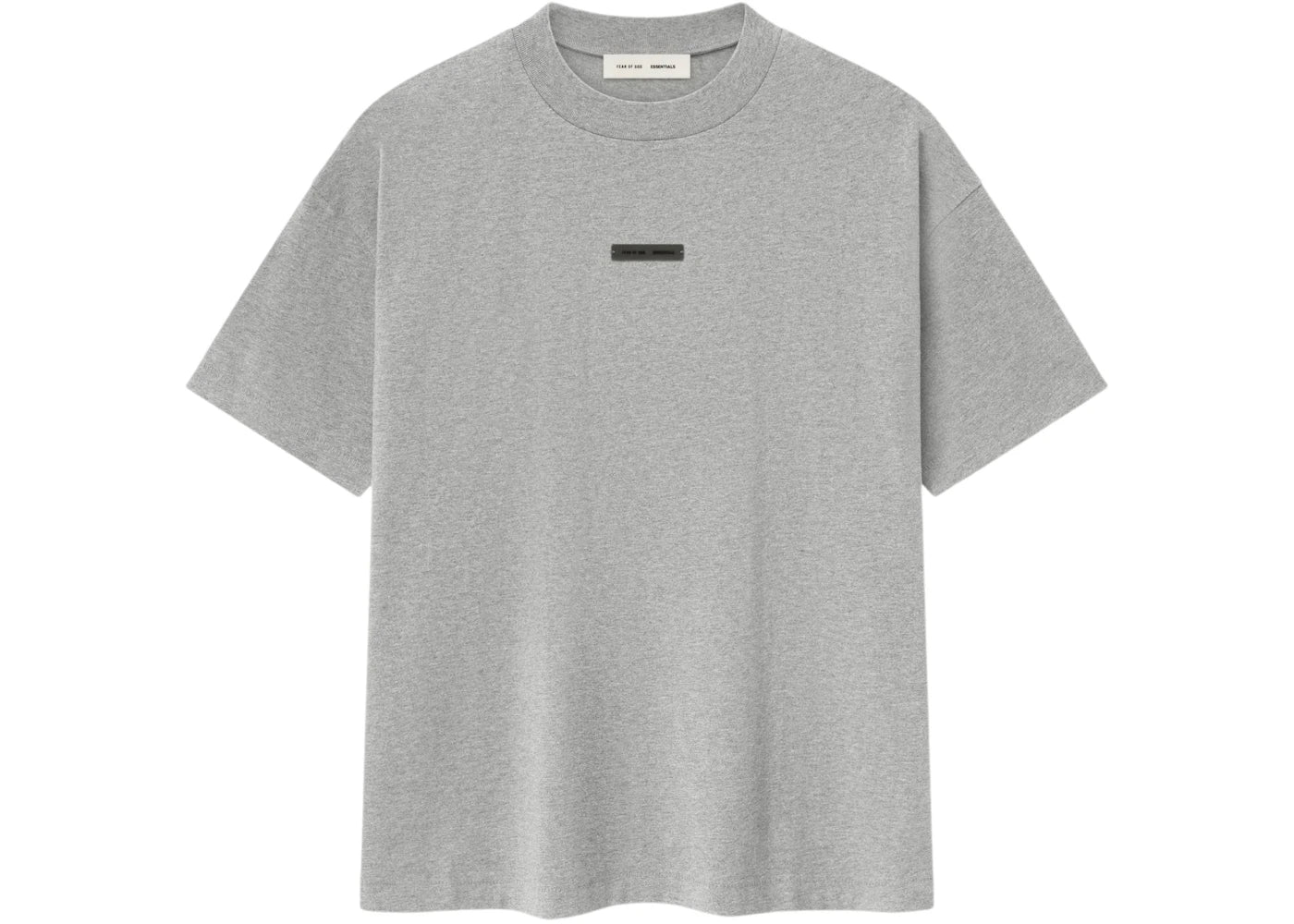 Fear of God Essentials Classic Tee Concrete Heather - vue secondaire A