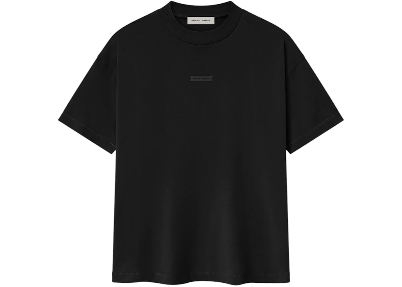 Fear of God Essentials Classic Tee Jet Black - vue secondaire A