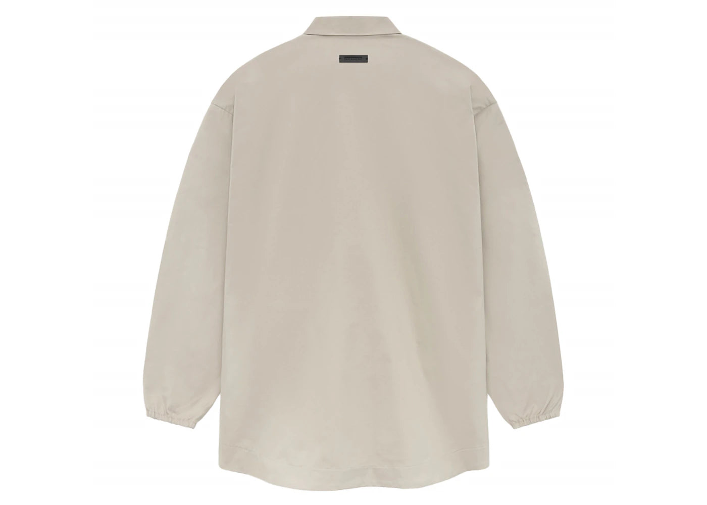 Fear of God Essentials Core Collection Cotton Twill Overshirt Mink - vue secondaire B