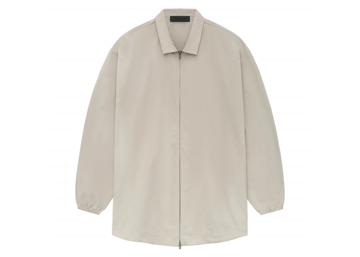 Fear of God Essentials Core Collection Cotton Twill Overshirt Mink - vue secondaire A