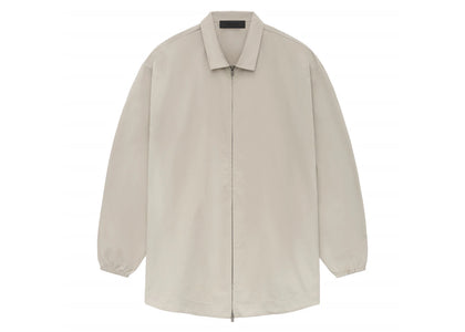 Fear of God Essentials Core Collection Cotton Twill Overshirt Mink - apparel view 2