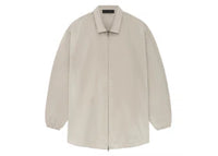 Fear of God Essentials Core Collection Cotton Twill Overshirt Mink