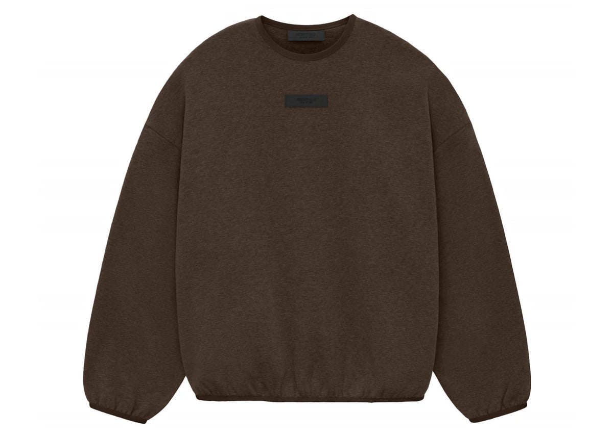 Fear of God Essentials Core Collection Crewneck Heather Wood - vue secondaire A